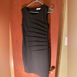 Calvin Klein Black Sleeveless Midi Dress. Gorgeous!!
